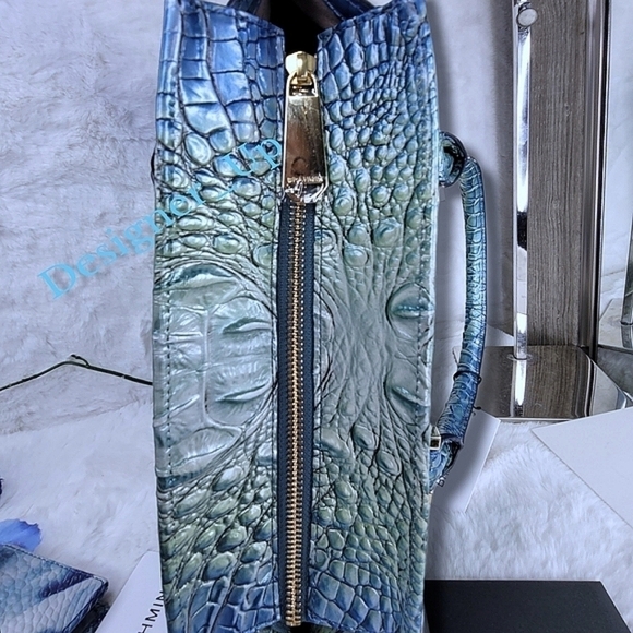 NWT Brahmin SET 2 PCS NWT Designer Purse Bag Wallet Italian Leather Designer - Picture 10 of 15